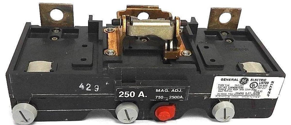 NEW GENERAL ELECTRIC TJK426T250 CIRCUIT BREAKER TRIP UNIT