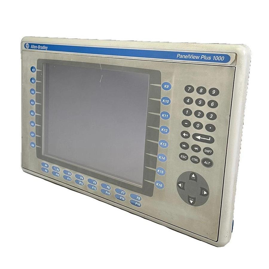 Used ALLEN BRADLEY 2711P-B10C4D1 /A PanelView Plus 1000 KEY/TOUCH Enet 2711PB10C4D1