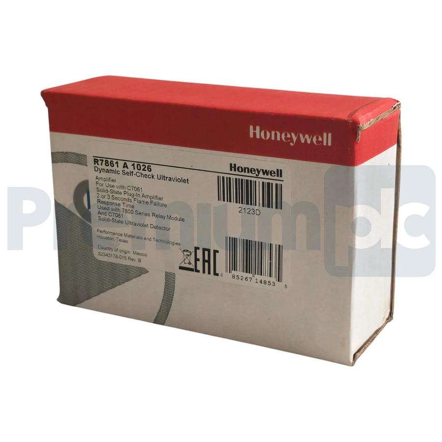 Honeywell R7861A1026 7800 Series Dynamic Self-Check UV Flame Amplifier NSMP