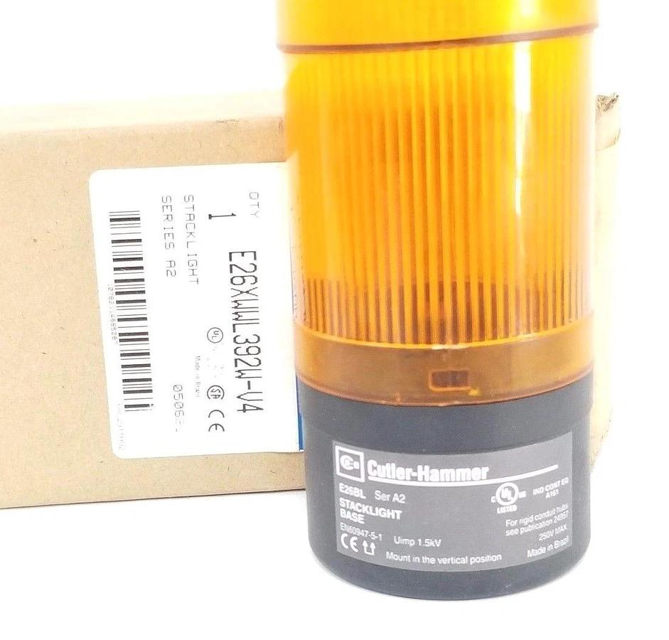 Used EATON CUTLER HAMMER E26XWWL392W-V4 STACKLIGHT SER. A2, E26XWWL392WV4