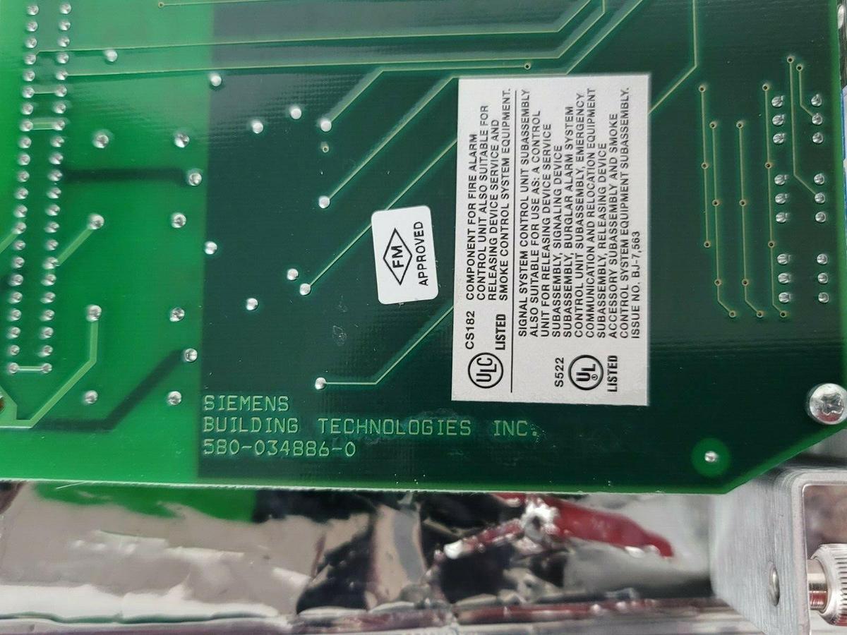 Used NEW SIEMENS 500-033250 CRC-6 FIRE ALARM RELAY CARD REV. 02.01 500033250 CR6
