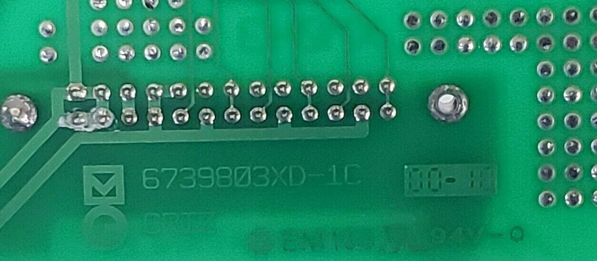 Used MERLIN GERIN 6740837 CRIZ CONTROL BOARD 6739803XD-2C 6739803XD-1C