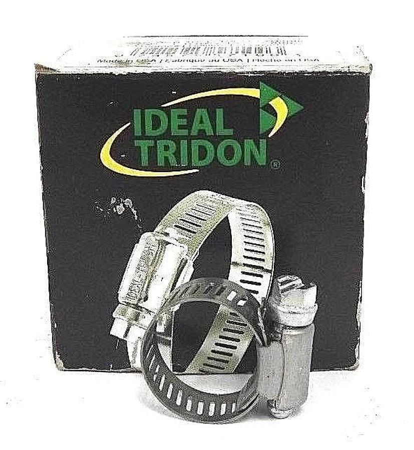 Used BOX OF 10 NEW IDEAL TRIDON 5710051 CLAMPS 611010706, SAE SIZE 10, 1/2" - 1 1/16"