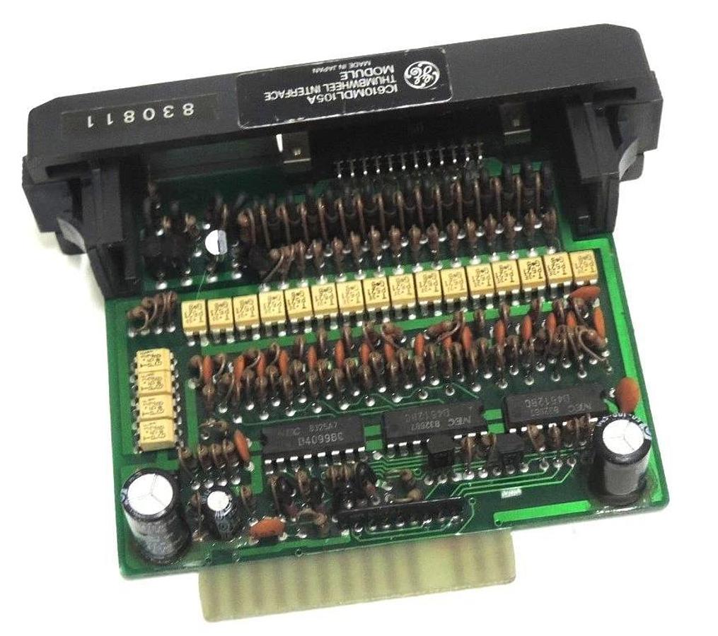 Used GE FANUC IC610MDL105A THUMBWHEEL INTERFACE MODULE