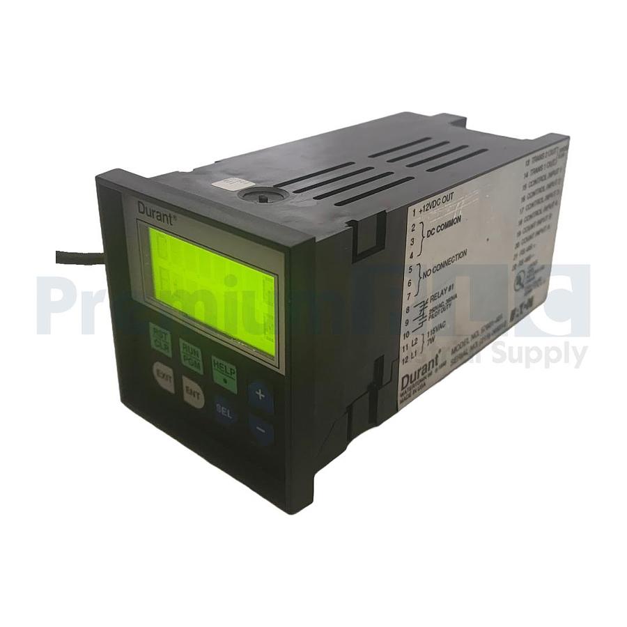 Used EATON DURANT 57601-401 AMBASSADOR SERIES COUNT CONTROL TOTALIZER 115 VAC NSNB
