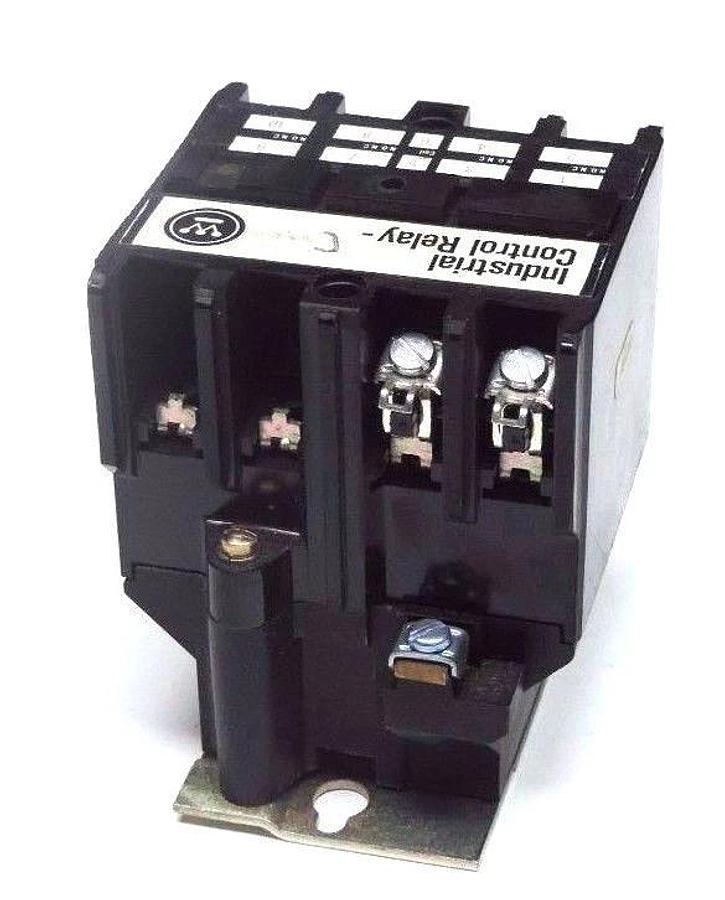 Used WESTINGHOUSE AR440A INDUSTRIAL CONTROL RELAY 766A025G01, 600V, 10AMP