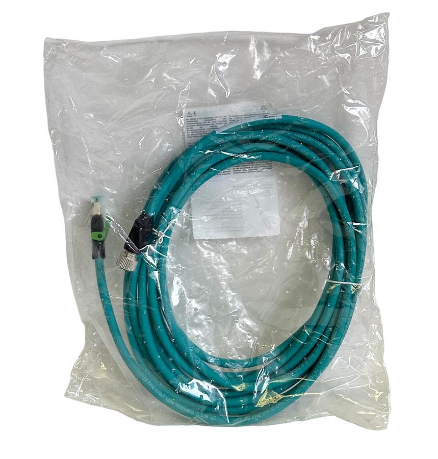 NEW MURR ELEKTRONIK 7700-44621-S4U0500 / 770044621S4U0500 M12 FEMALE RJ45 Enet