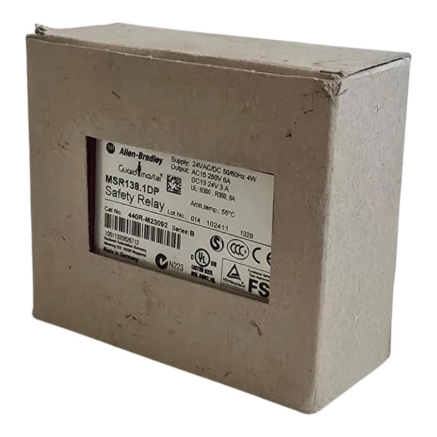 Allen-Bradley 440R-M23092 /B Guardmaster MSR138.1DP Safety Relay 24V AC/DC NSMP