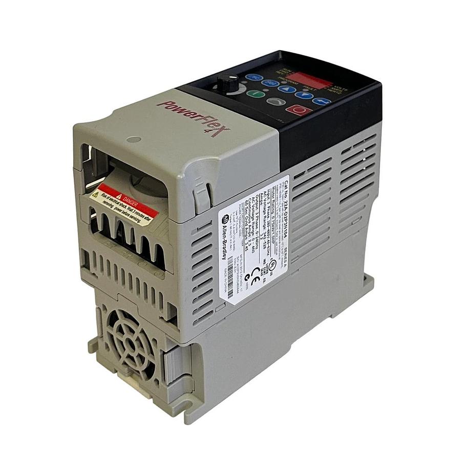 Used ALLEN BRADLEY 22A-D2P3N104 /A PowerFlex 4 AC DRIVE 0.75kW/1.0HP 22AD2P3N104
