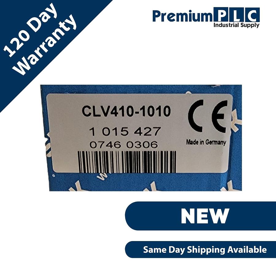 Used NEW SICK CLV410-1010 / 1015427 MID-RANGE BAR CODE SCANNER V1.70 SOFTWARE