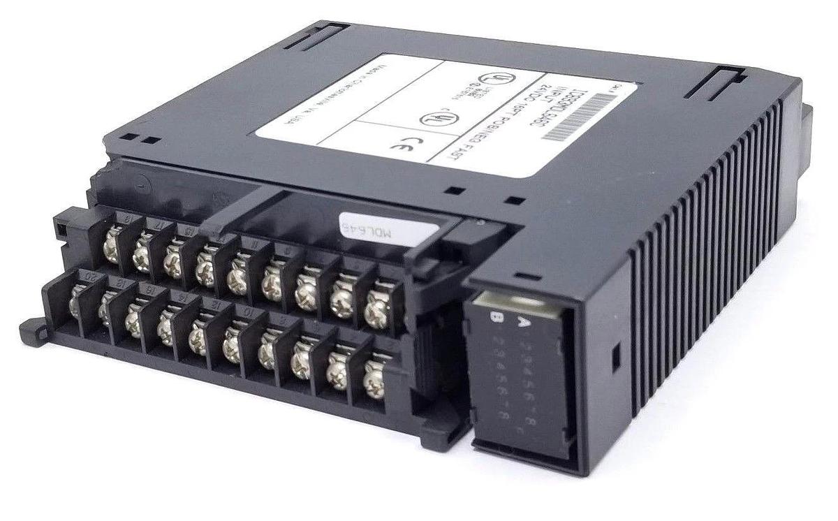 Used GE FANUC IC693MDL646C INPUT MODULE 24VDC 16PT POS/NEG FAST MISSING DOOR & COVER