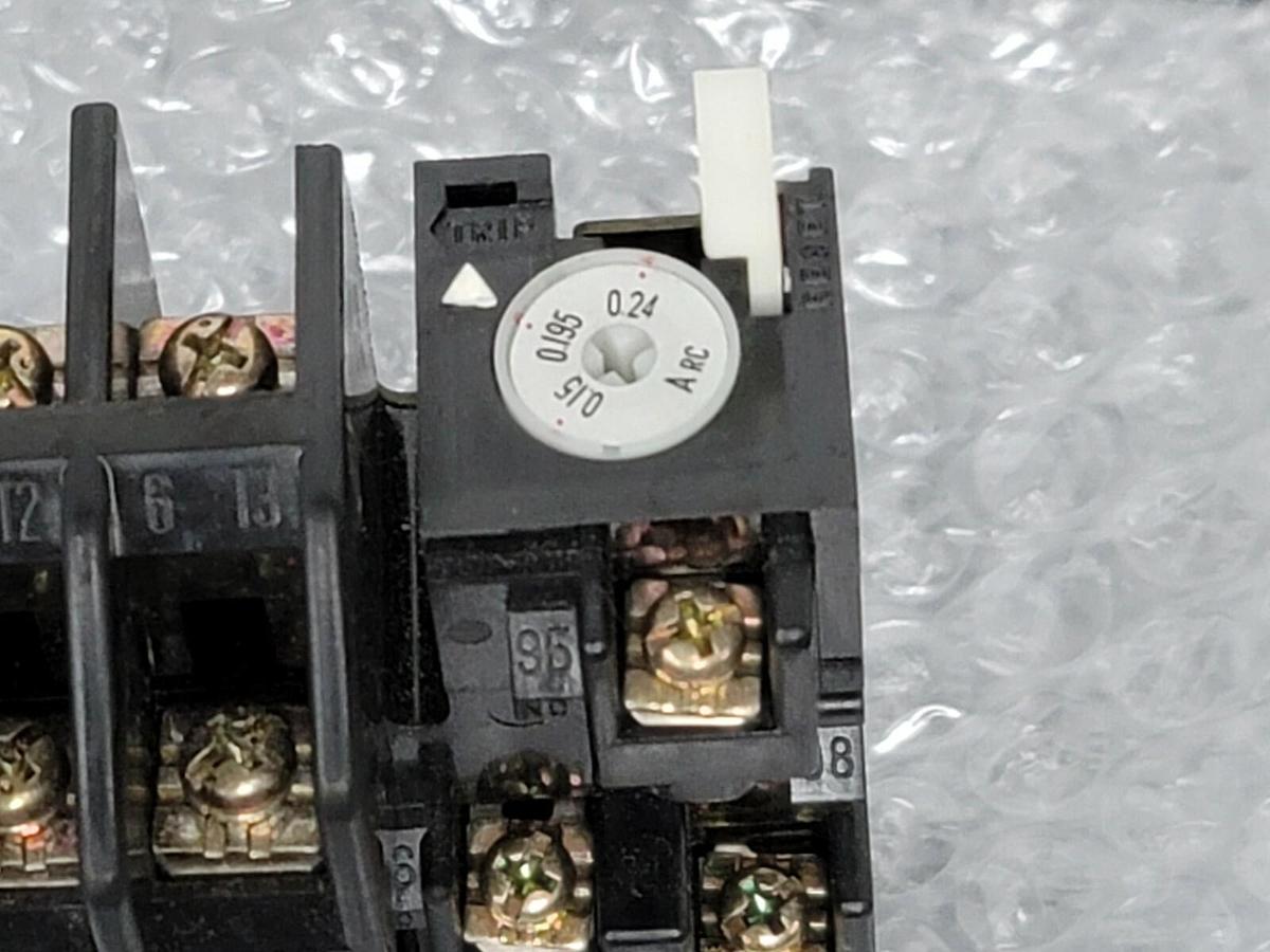 Used NEW FUJI ELECTRIC 1NROFB OVERLOAD RELAY TR-1SN/UL RANGE: 0.15-0.24A 600V