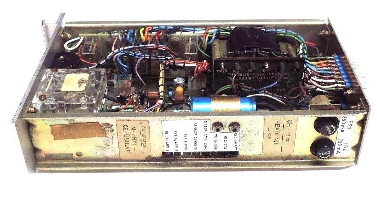 Used J & S SIEGER 1401 GAS ALARM UNIT CM: 15 191 HEAD NO: 37 436 MESSSTELLE 1, 1400