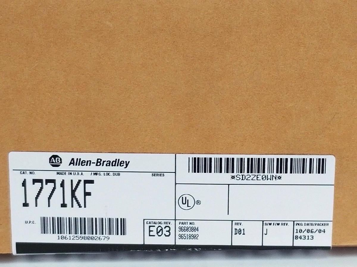 Used SEALED ALLEN BRADLEY 1771-KF DATA HWY RS-232C INTERFACE MODULE CAT. REV. E03
