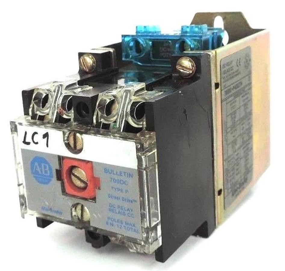 Used ALLEN BRADLEY 700DC-P400Z24 SER. D CONTROL RELAY TYPE P 700DCP400Z24
