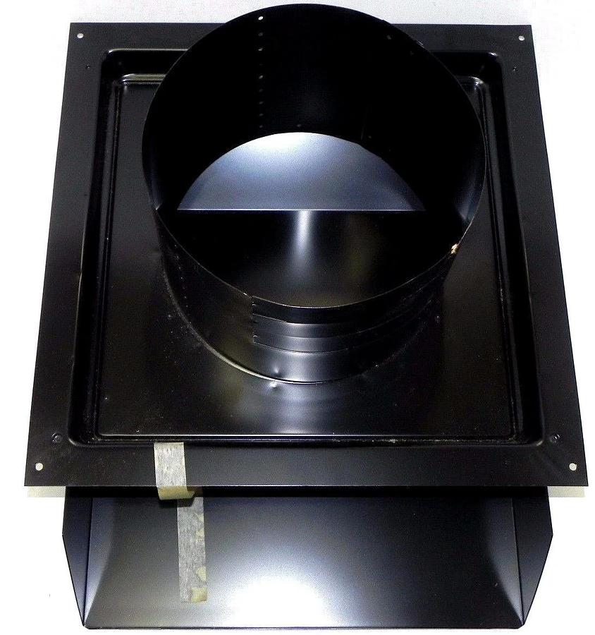 Used NIB 509 8" BROAN AUTOMATIC WALL FAN *MISSING GRILLE COVER*