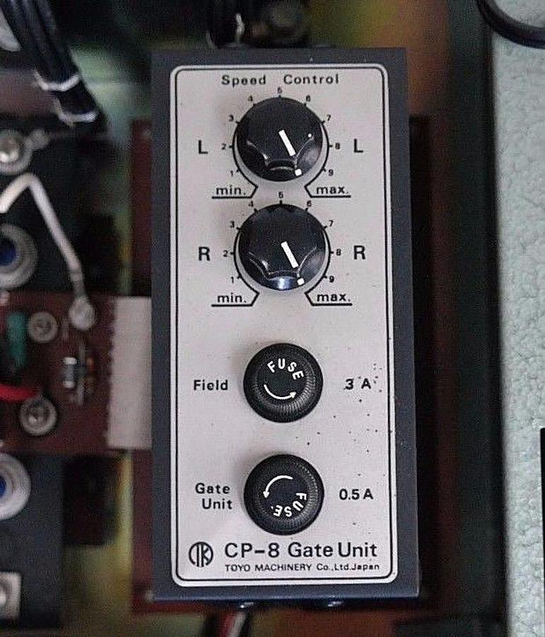 Used TOYO MACHINERY KIKAI CP-8 THE.P.R CONTROL PANEL NO 760