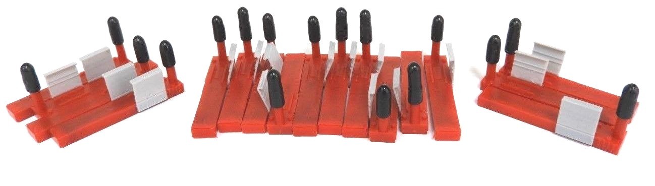 Used LOT OF 17 NEW GRAPHIC CONTROLS MP 82-39-0302-06 RED MKR 39-600-2 RED PENS