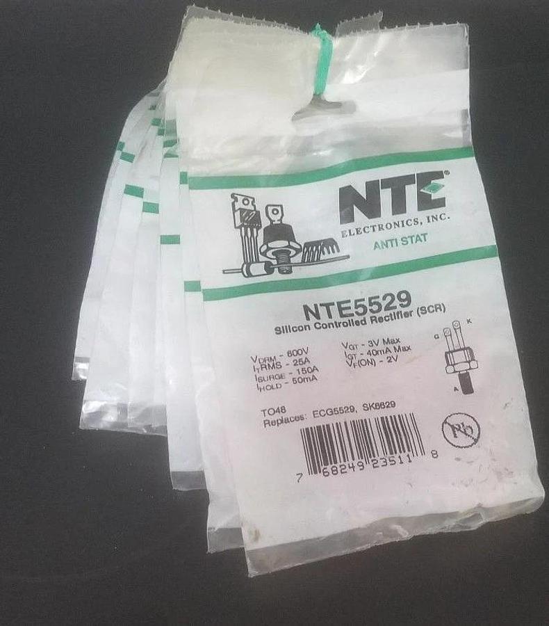 Used LOT OF 10 NEW NTE NTE5529 SILICON CONTROLLED RECTIFIERS (SCR)
