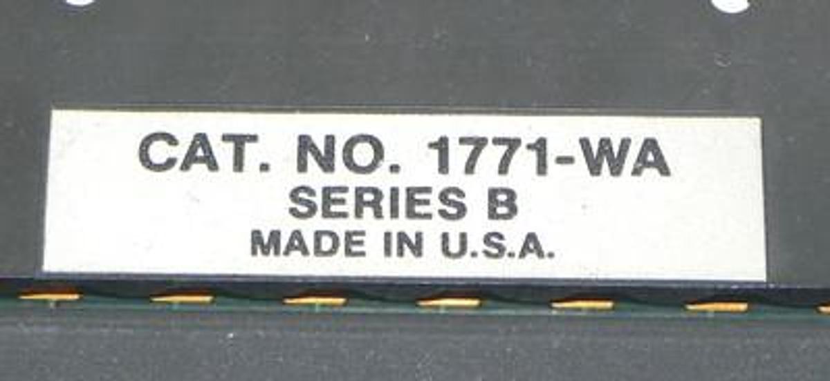 Used LOT OF 2 ALLEN BRADLEY 1771-OGC TTL OUTPUT MODULE W/1771-WA WIRING ARM