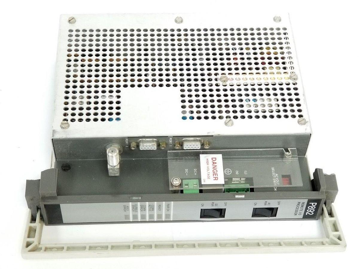 Used AEG / MODICON AS-P892-000 REMOTE I/O PROCESSOR AS-9541-000 110/120V 50/60HZ