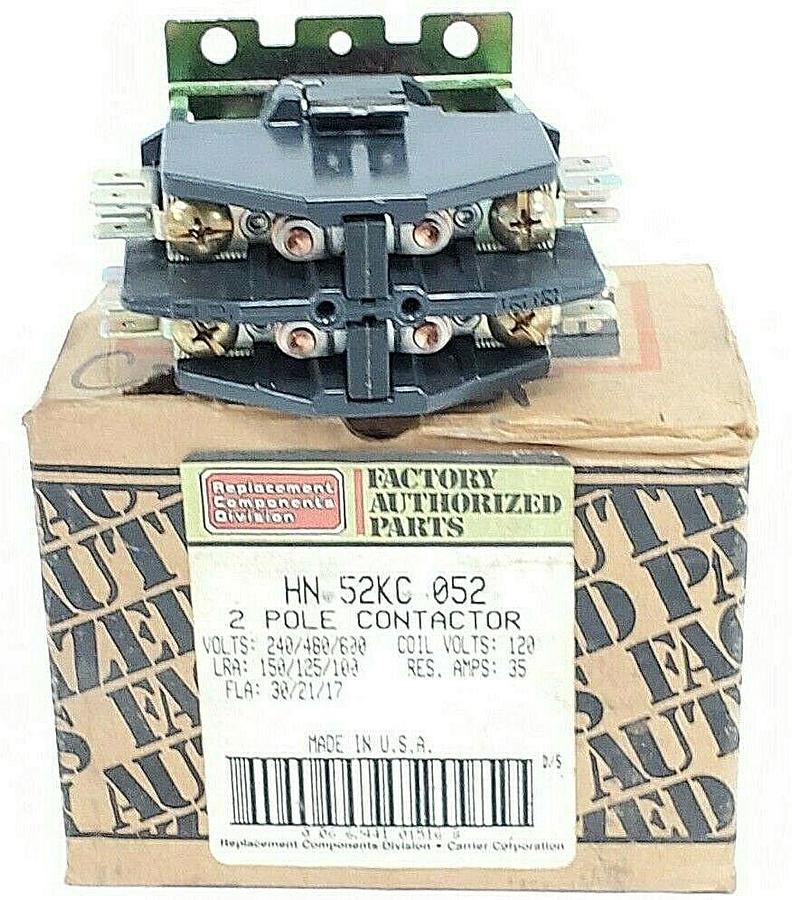 Used NEW FURNAS 45EG20AF601R 2-POLE CONTACTOR REPLACEMENT COMPONENTS DIVISION HN