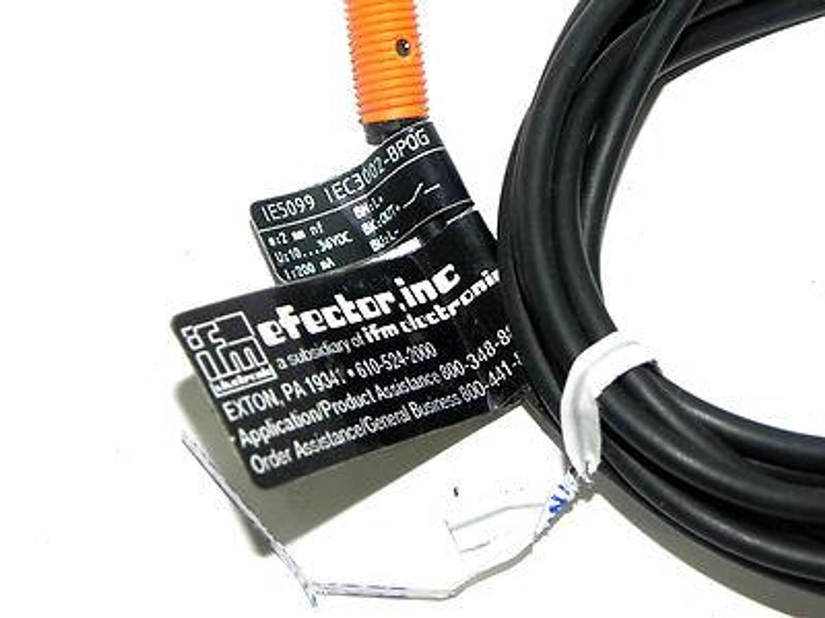 Used IFM EFECTOR IEC3002-BPOG SENSOR PROXIMITY SWITCH, IEC3002BPOG