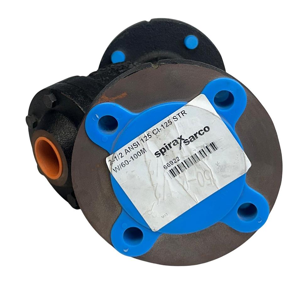 Used SPIRAX SARCO 2-1/2 ANSI 125 CI-125 STR W/60-100M / 66922 Y-STRAINER 2-1/2'' NSNP