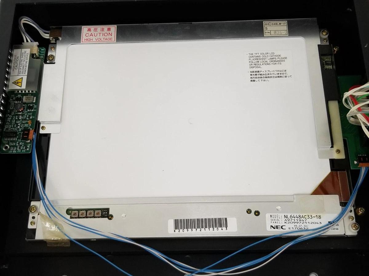 Used FUJI ELECTRIC VT-1000IID OPERATOR INTERFACE ASSEMBLY W/ NL6448AC33-18 , 8368289