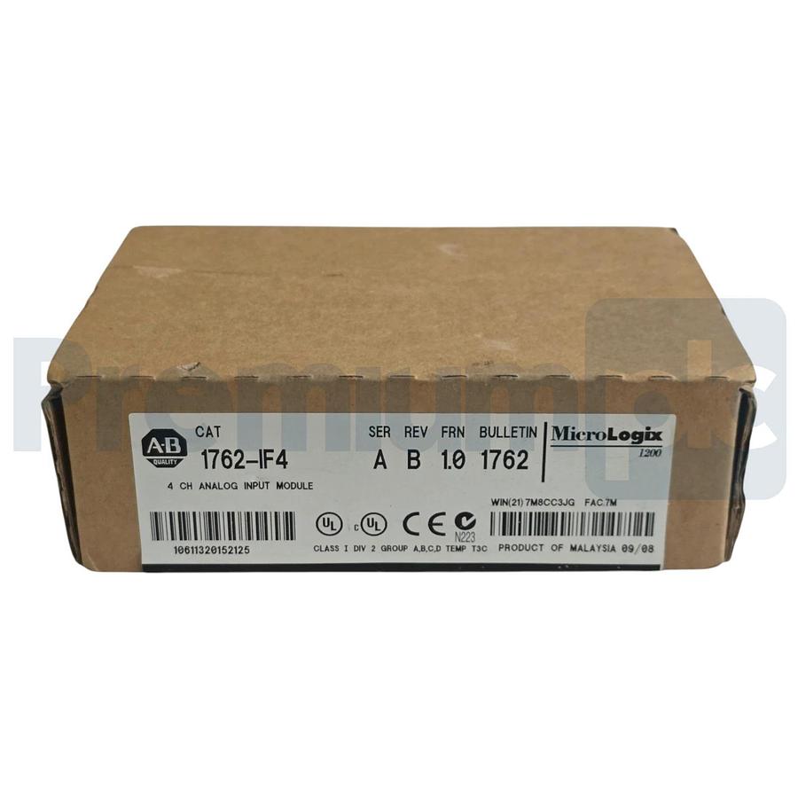 Used Allen Bradley 1762-IF4 /A MicroLogix 1200 4-Ch Analog Input Module Rev. B NSFS 611320152128