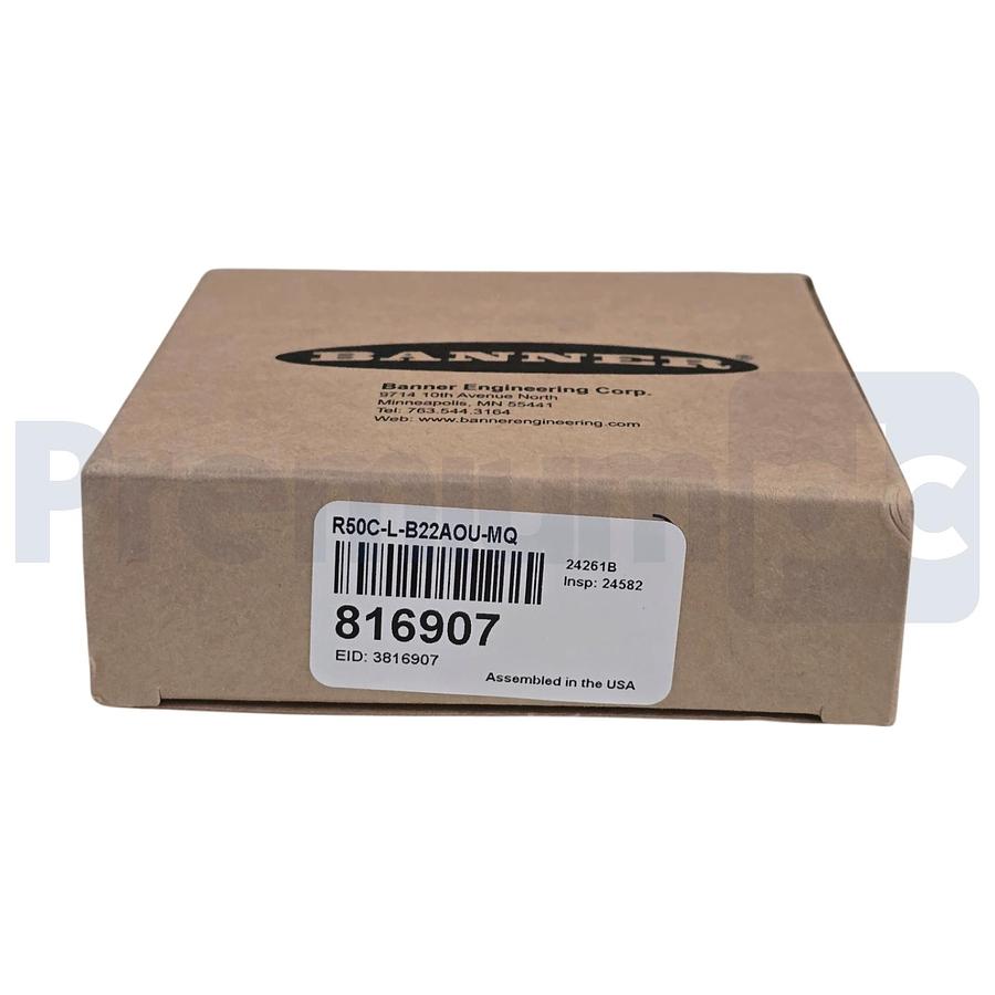 Used Banner R50C-L-B22AOU-MQ Modbus Motor Driven Roller Controller 816907