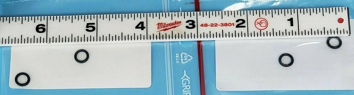 Used LOT OF 6 NEW GE HEALTHCARE 28-9675-90 O-RING KITS 5X1.35 FPM/FKM