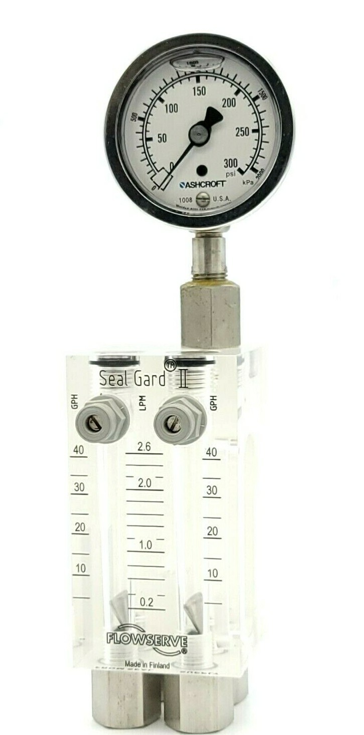 Used NEW KYTOLA X29540-D-CV SEAL GARD II FLOWSERVE GPH FLOWMETER