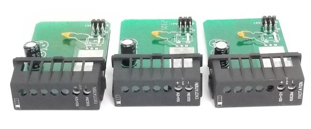 Used LOT OF 3 SIMPSON / GOODMAN 06-116341 EXCITATION BOARDS REV. 3, 06116341