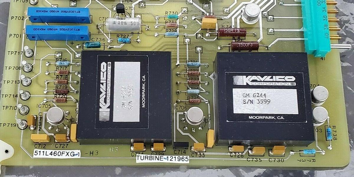Used GENERAL ELECTRIC 125D460AY-2 TURBINE BOARD 511L460FCG-1-H3 121965 125D460FX-H3