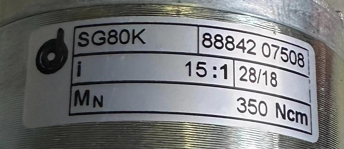 NEW DUNKERMOTOREN GR 63X55 / GR63X55 SERVO SG80K REDUCER 88711 06003 RECTIFIER