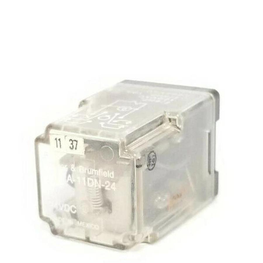 Used POTTER & BRUMFIELD KRPA-11DN-24 RELAYS KRPA11DN24, 240VAC 10AMP, 24VDC