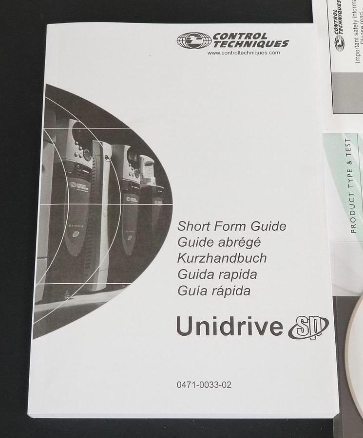 Used NEW EMERSON CONTROL TECHNIQUES PROGRAMMING SOFTWARE SP1405 0471-0001-10