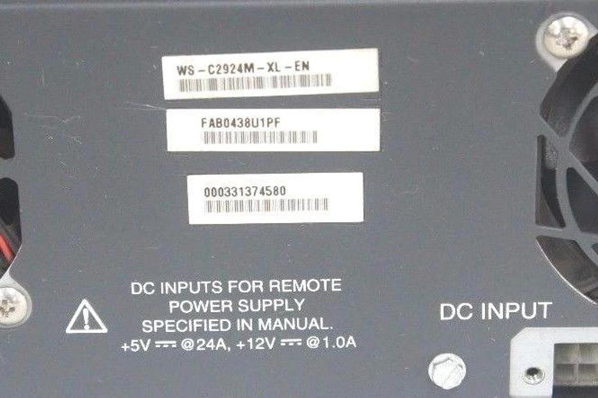 Used CISCO SYSTEMS WS-C2924M-XL-EN LAN SWITCH CATALYST 2900 SERIES XL WSC2924MXLEN