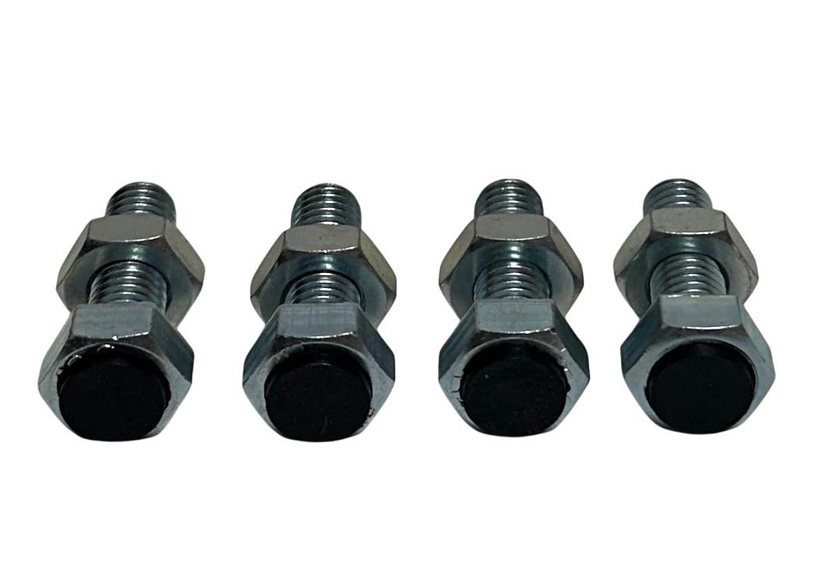 Used 4 MISUMI UST10-30 / UST1030 OEM STOPPER BOLTS SHOULDER TYPE W/ BUMPER NSNP