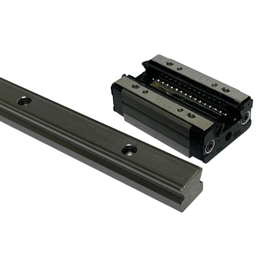 THK SR15W1SS(GK) Linear Block Lot of 2 & SR15 480mm Rail Set 0093087848 - NSMP
