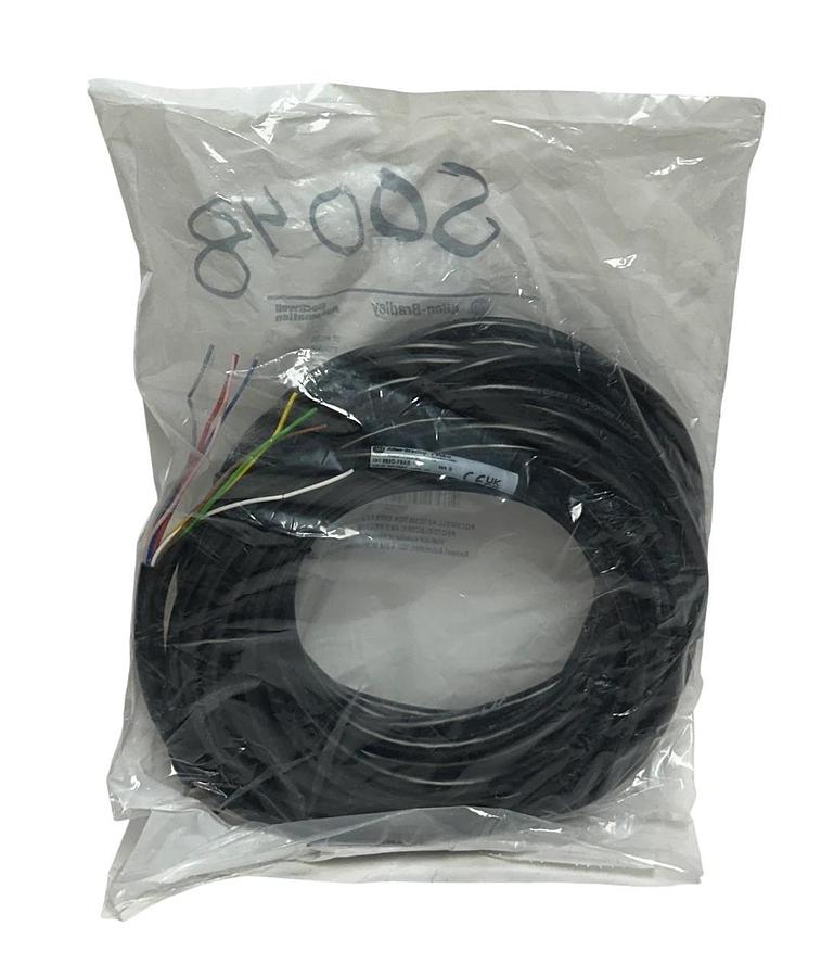 Used ALLEN BRADLEY 889D-F8AB-10 /B DC MICRO QD CORDSET M12 8-PIN 10M CABLE NSFS