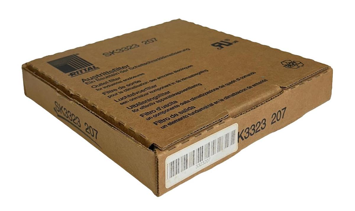 Used RITTAL SK3323 207 / SK3323207 / 3323207 OUTLET FILTER 204x204x30mm NSMP