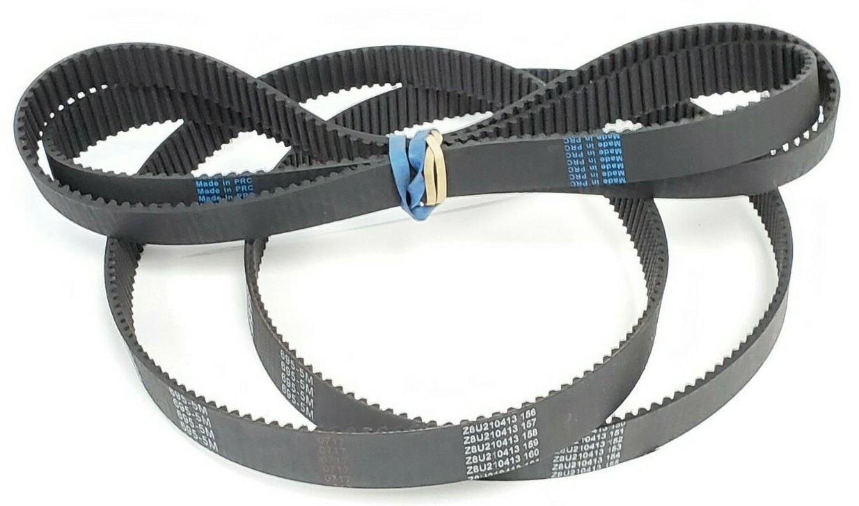 Used LOT OF 4 NEW BESTORQ 695-5M TIMING BELTS 6955M