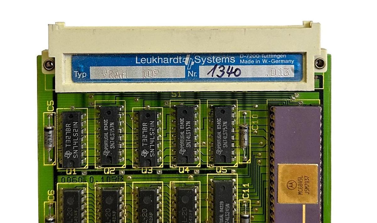 Used LEUKHARDT SYSTEMS VRAM-109 / VRAM109 VRAM BOARD BAS 0060.0.109B