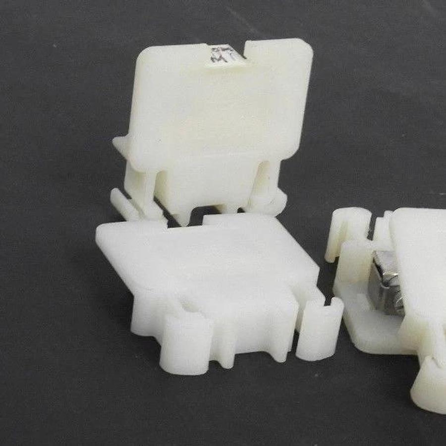 Used LOT OF 6 ALLEN BRADLEY 1492-CA1 TERMINAL BLOCK 22-8AWG W/PRESSURE PLATE