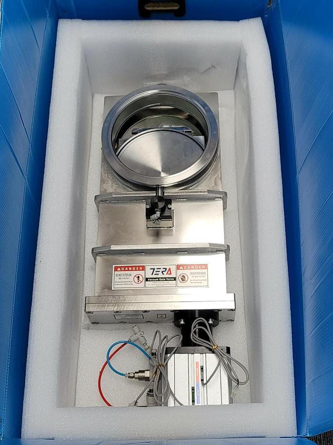 Used NEW TERA TECH TVS-MF200 AUTO GATE VALVE TVSMF200, SCD-L-100-40KR