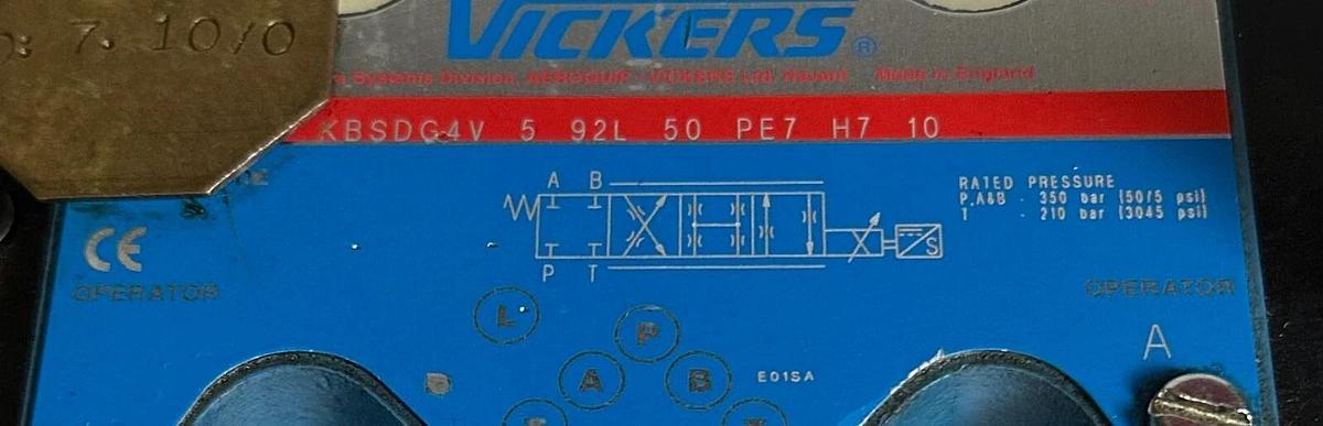 Used For Parts VICKERS KBSDG4V 5 92L 50 PE7 H7 10 / 944 354 PROPORTIONAL VALVE NG10