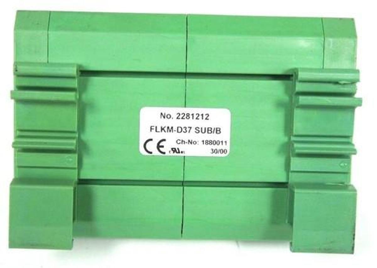 Used PHOENIX CONTACT 2281212 TERMINAL BOARD FLKM-D37 SUB/S