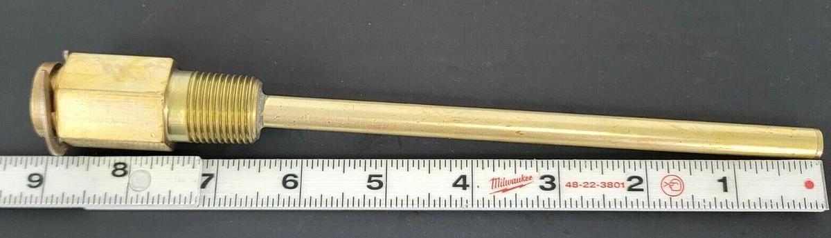 Used NEW JOHNSON CONTROLS T-8020-101 BRASS WELL ASSEMBLY FOR CONTROLLER T8020101